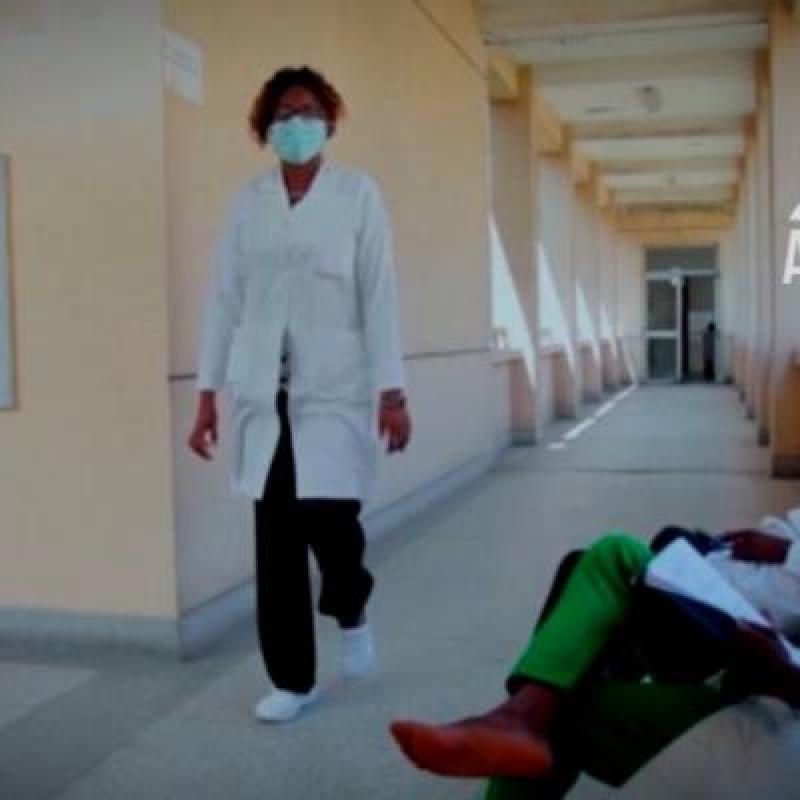 La vue d'une allée d'un hôpital. Ph. ACTUALITE.CD