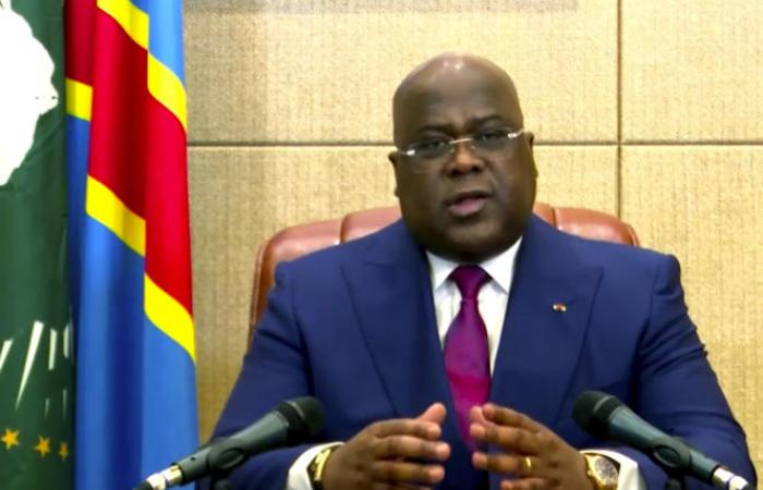 <p>In this image made from UNTV video, Felix Tshisekedi, President of Congo, speaks in a pre-recorded message which was played during the U.N. General Assembly’s special session to discuss the response to COVID-19 and the best path to recovery from 